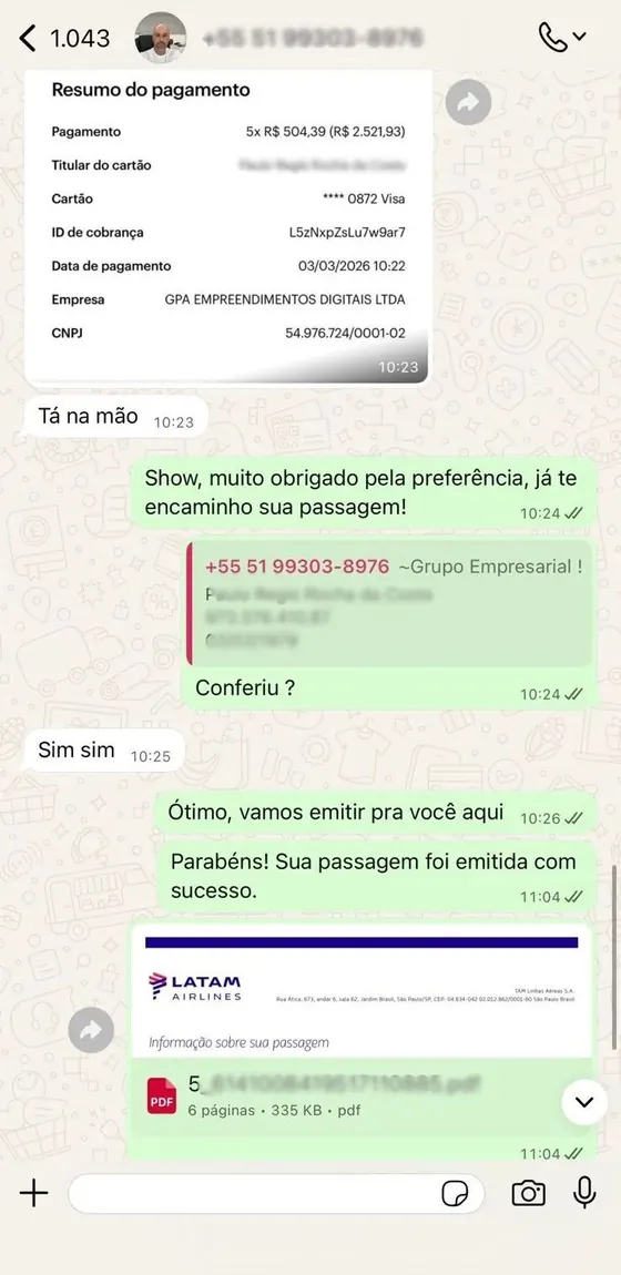 Alerta adicional com depoimento real